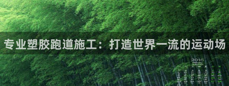 尊龙凯时一人生就是博官网：专业塑胶跑道施工：打造世界一流的运动场